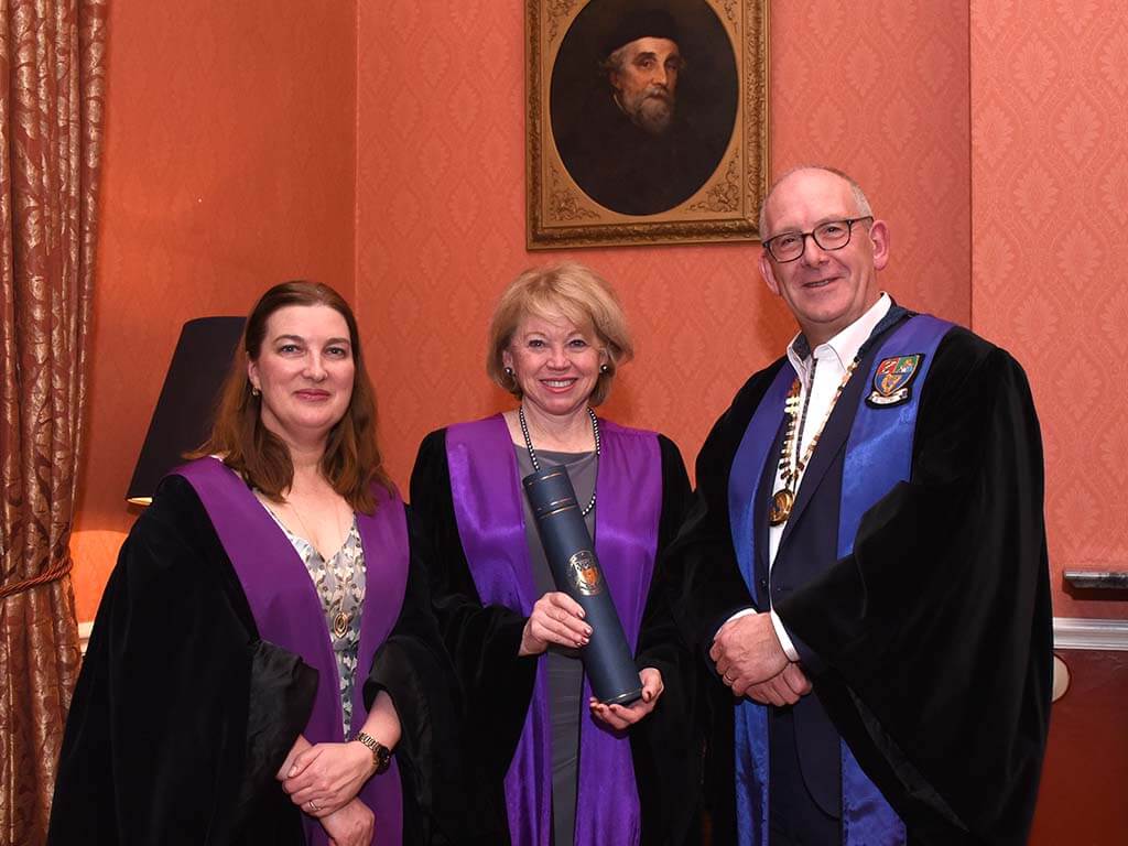 Dean with members of the Institute of Obstetricians and Gynaecologists